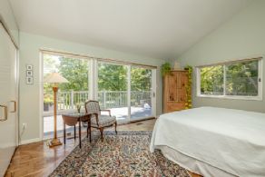 Master bedroom with walk-out  - Country homes for sale and luxury real estate including horse farms and property in the Caledon and King City areas near Toronto