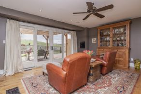 Walk-out to deck from kitchen - Country homes for sale and luxury real estate including horse farms and property in the Caledon and King City areas near Toronto
