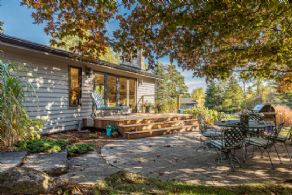 Walk-out Deck from the Dining Room - Country homes for sale and luxury real estate including horse farms and property in the Caledon and King City areas near Toronto