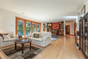 Dining Area Overlooking Western Gardens - Country homes for sale and luxury real estate including horse farms and property in the Caledon and King City areas near Toronto