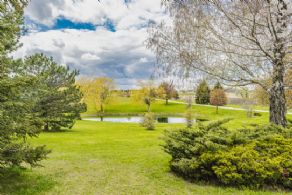 Pond on the West Side of the Home - Country homes for sale and luxury real estate including horse farms and property in the Caledon and King City areas near Toronto
