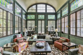 Family room - Country homes for sale and luxury real estate including horse farms and property in the Caledon and King City areas near Toronto