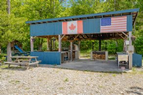 Outdoor kitchen - Country homes for sale and luxury real estate including horse farms and property in the Caledon and King City areas near Toronto