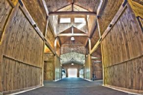 Centre Foyer in Main Stable - Country homes for sale and luxury real estate including horse farms and property in the Caledon and King City areas near Toronto