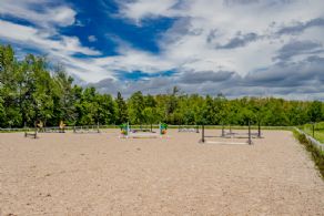 Outdoor Irrigated Ring - Country homes for sale and luxury real estate including horse farms and property in the Caledon and King City areas near Toronto
