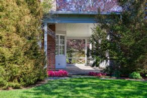Covered porch with BBQ station - Country homes for sale and luxury real estate including horse farms and property in the Caledon and King City areas near Toronto
