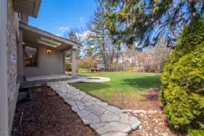 Backyard - Country homes for sale and luxury real estate including horse farms and property in the Caledon and King City areas near Toronto