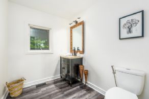 Main Floor Powder Room - Country homes for sale and luxury real estate including horse farms and property in the Caledon and King City areas near Toronto