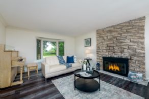 Living Room with Picture Window - Country homes for sale and luxury real estate including horse farms and property in the Caledon and King City areas near Toronto