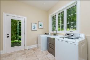 Main Floor Laundry - Country homes for sale and luxury real estate including horse farms and property in the Caledon and King City areas near Toronto