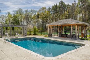 Pool and Cabana - Country homes for sale and luxury real estate including horse farms and property in the Caledon and King City areas near Toronto