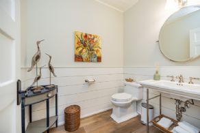 Powder room - Country homes for sale and luxury real estate including horse farms and property in the Caledon and King City areas near Toronto