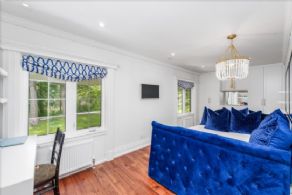 Bedroom Overlooking Front Yard - Country homes for sale and luxury real estate including horse farms and property in the Caledon and King City areas near Toronto