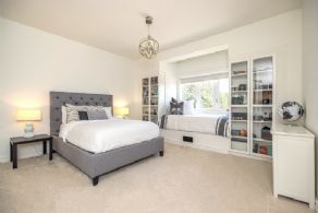 Bedroom 4 with private bathroom & lounge - Country homes for sale and luxury real estate including horse farms and property in the Caledon and King City areas near Toronto