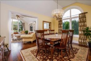 Dining room - Country homes for sale and luxury real estate including horse farms and property in the Caledon and King City areas near Toronto