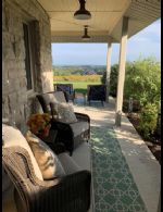 Wrap-around deck - Country homes for sale and luxury real estate including horse farms and property in the Caledon and King City areas near Toronto