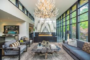 Living room - Country homes for sale and luxury real estate including horse farms and property in the Caledon and King City areas near Toronto