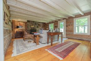 Living room with walk-out to grounds - Country homes for sale and luxury real estate including horse farms and property in the Caledon and King City areas near Toronto