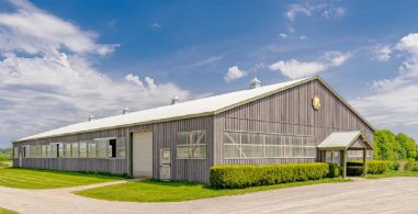Indoor Riding Arena with Fibre Footing - Country homes for sale and luxury real estate including horse farms and property in the Caledon and King City areas near Toronto