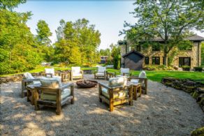 Firepit - Country homes for sale and luxury real estate including horse farms and property in the Caledon and King City areas near Toronto