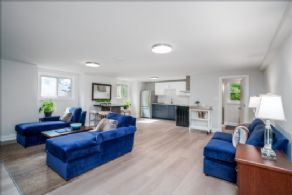 Coach House living, dining & kitchen space - Country homes for sale and luxury real estate including horse farms and property in the Caledon and King City areas near Toronto