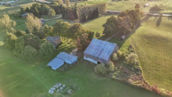 Aerial - Country homes for sale and luxury real estate including horse farms and property in the Caledon and King City areas near Toronto