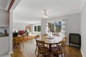 Dining Area with Walk-out to Deck - Country homes for sale and luxury real estate including horse farms and property in the Caledon and King City areas near Toronto