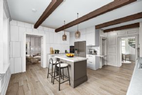 Rendering of New Design for Kitchen - Country homes for sale and luxury real estate including horse farms and property in the Caledon and King City areas near Toronto