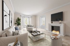 Rendering of New Design for Living Room - Country homes for sale and luxury real estate including horse farms and property in the Caledon and King City areas near Toronto