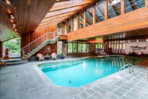 Indoor Pool - Country homes for sale and luxury real estate including horse farms and property in the Caledon and King City areas near Toronto