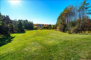 Western views over back yard - Country homes for sale and luxury real estate including horse farms and property in the Caledon and King City areas near Toronto