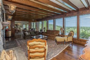 Main Residence Family Room - Country homes for sale and luxury real estate including horse farms and property in the Caledon and King City areas near Toronto