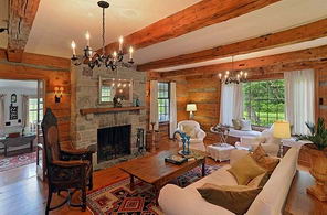 Living Room - Country homes for sale and luxury real estate including horse farms and property in the Caledon and King City areas near Toronto