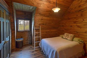 Upper Apartment Bedroom - Country homes for sale and luxury real estate including horse farms and property in the Caledon and King City areas near Toronto