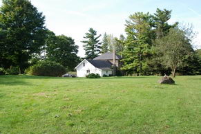 Backyard - Country homes for sale and luxury real estate including horse farms and property in the Caledon and King City areas near Toronto