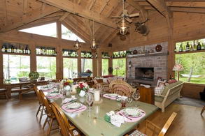 The Living/Dining Room - Country homes for sale and luxury real estate including horse farms and property in the Caledon and King City areas near Toronto