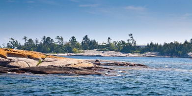View from West including Crown Islands - Country homes for sale and luxury real estate including horse farms and property in the Caledon and King City areas near Toronto