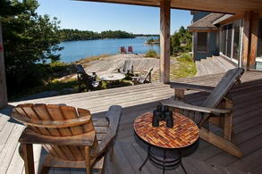 Main Cottage - Covered Deck - Country homes for sale and luxury real estate including horse farms and property in the Caledon and King City areas near Toronto