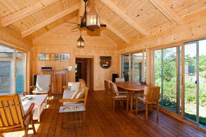 Connecting Screened Porch - Country homes for sale and luxury real estate including horse farms and property in the Caledon and King City areas near Toronto