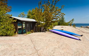 Original Bunkie from the 1960's - Country homes for sale and luxury real estate including horse farms and property in the Caledon and King City areas near Toronto