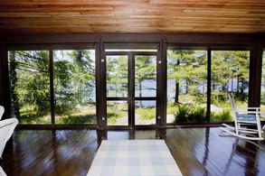 View from screened verandah - Country homes for sale and luxury real estate including horse farms and property in the Caledon and King City areas near Toronto