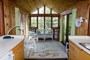 Crows Nest sitting room and kitchen - Country homes for sale and luxury real estate including horse farms and property in the Caledon and King City areas near Toronto