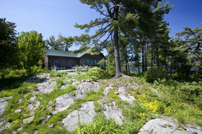 East facing sundeck and gardens - Country homes for sale and luxury real estate including horse farms and property in the Caledon and King City areas near Toronto