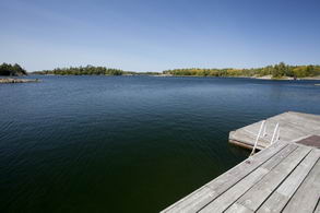 Sheltered north facing harbour, superb swimming - Country homes for sale and luxury real estate including horse farms and property in the Caledon and King City areas near Toronto