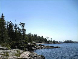 View of west shoreline - Country homes for sale and luxury real estate including horse farms and property in the Caledon and King City areas near Toronto
