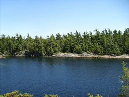 Shoreline of harbour area - Country homes for sale and luxury real estate including horse farms and property in the Caledon and King City areas near Toronto